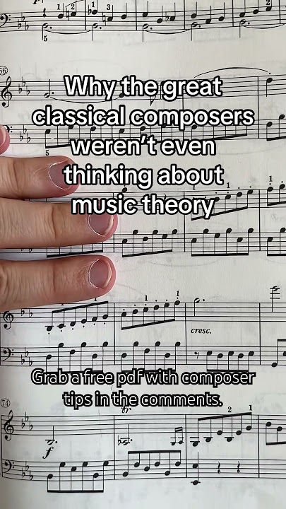 Why the great composers weren’t even thinking about music theory #musictheory #composers #composer