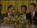 President Reagan and Premier Zhao Ziyang having Breakfast on January 12, 1984