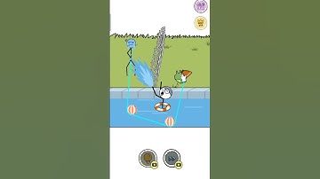 Escape rope weegoon game play walk through all levels 100 solution funny stickman brain