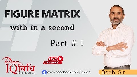 Loksewa IQ | Figure Matrix | By Bodhi Sir | IQ Vidhi