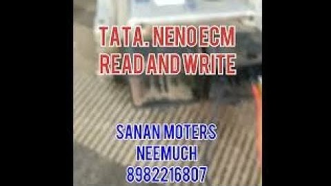 Tata neno ECM Read and write with KTM bench