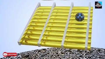 Oddly Satisfying Ball Race Video- SoftBody Simulation | Blender 2.83 |V4