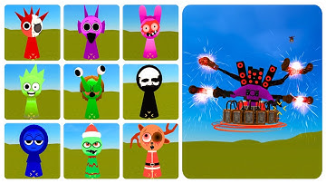 NEXTBOTS IN PLAYGROUND MOD ALL SPRUNKI PHASE 2 VS FLAYYING SPEAKERMAN EVO GARRY’S MOD