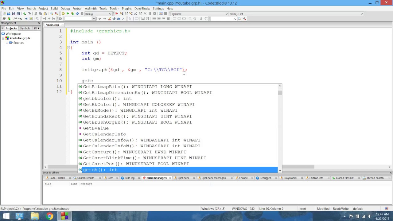 Code Blocks Graphics | Linie (line) - YouTube