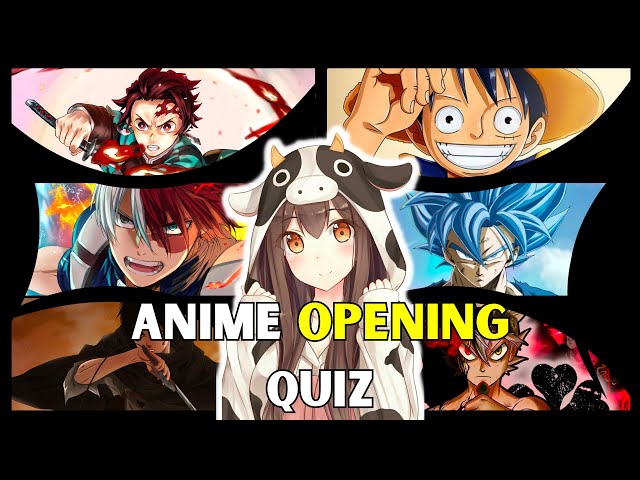 GUESS THE ANIME OPENING 🔊🔥 (Level: EASY ➜ HARD) ANIME OPENING