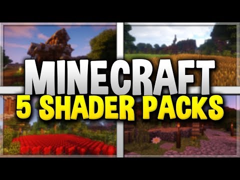 5 MINECRAFT SHADER PACKS! - Top Minecraft Shaders for 1.12