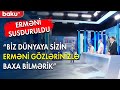 Erməni ekspert ruslar tərəfindən susduruldu - Baku TV