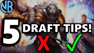 MTG DRAFT TIPS FOR BEGINNERS!!!