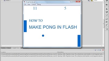 How to make a flash game like PONG (AS3)