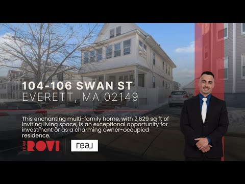 104-106 Swan St, Everett, MA home video tour