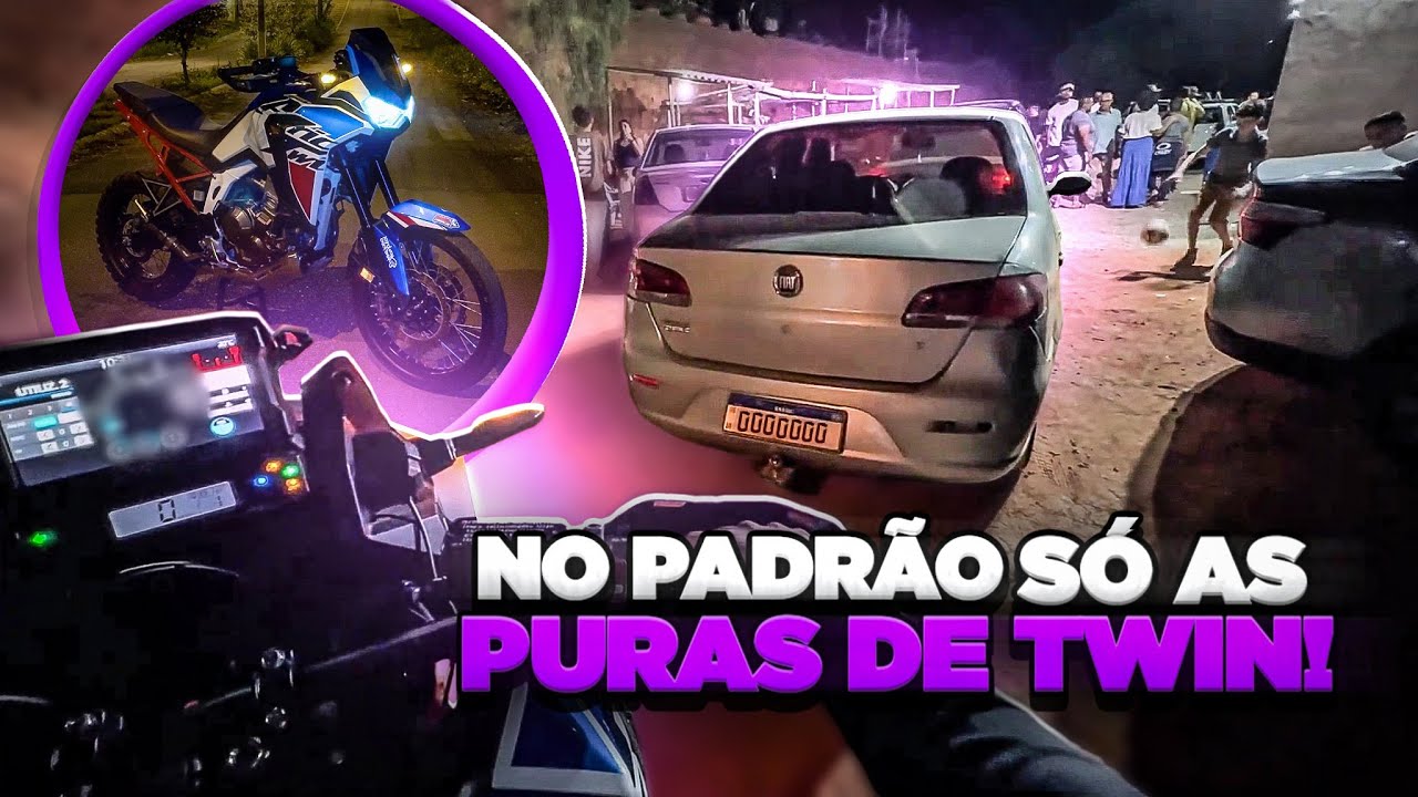 ÁFRICA TWIN NATALINO FUI NO ANIVERSÁRIO DO MEU VÔ!