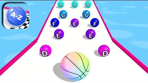 AZ Run Games All Levels Gameplay iOS_Android Walkthrough Game Ball Run 2048 #13