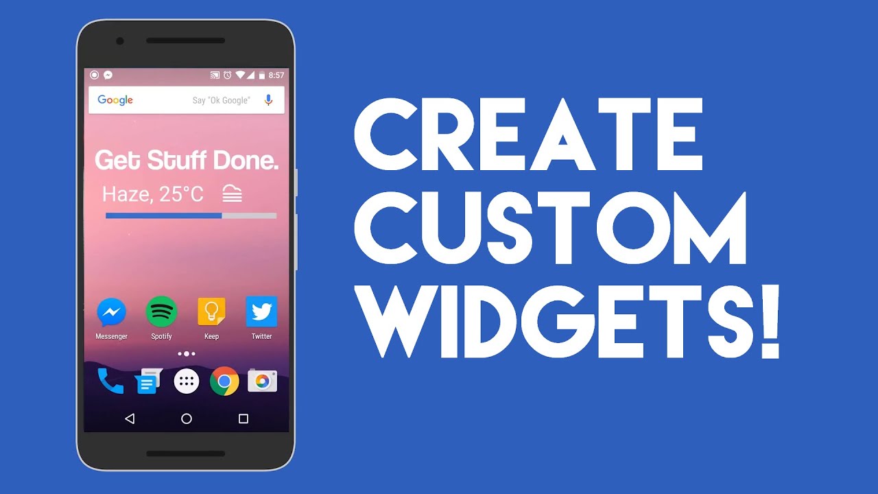 How To Create Stylish Custom Widgets On Android YouTube