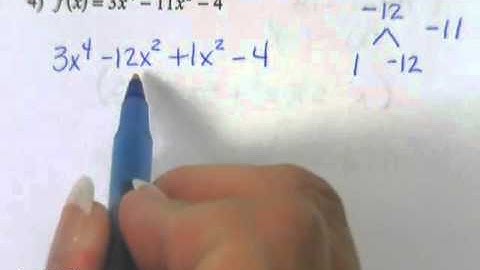 Factoring Polynomials in Quadratic Form