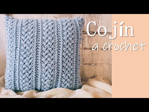 Funda para cojín a crochet, PONLA Y QUÍTALA fácilmente ¡Paso a paso!