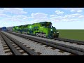 Minecraft WhatsApp Train Animation