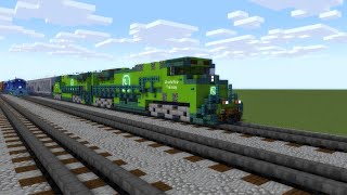 WhatsApp Train in Minecraft Animation screenshot 5