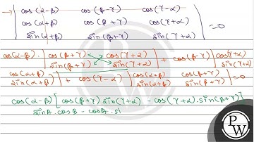 If \( \alpha, \beta, \gamma \) are the angles of a triangle and the system of equations \[ \begi...