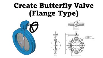 Create Butterfly Valve Flange Type Revit Family (Parametric)