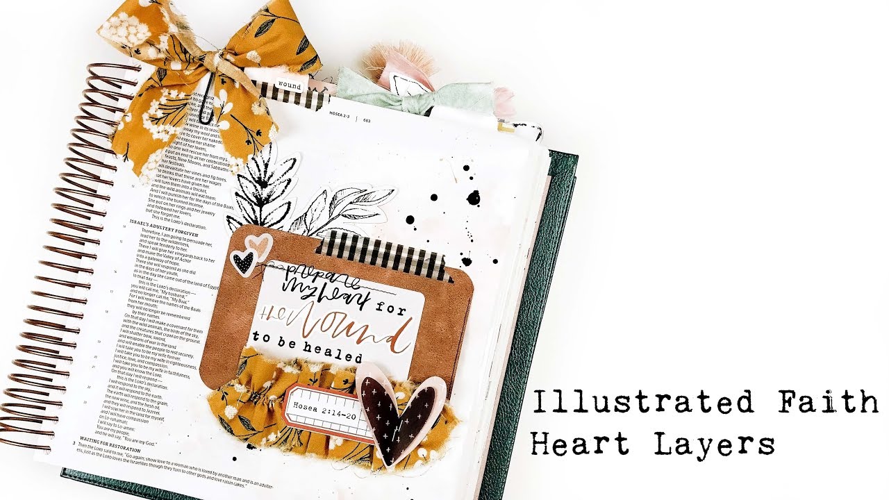 Illustrated Faith Heart Layers | The Wound | Hidden Journaling - YouTube