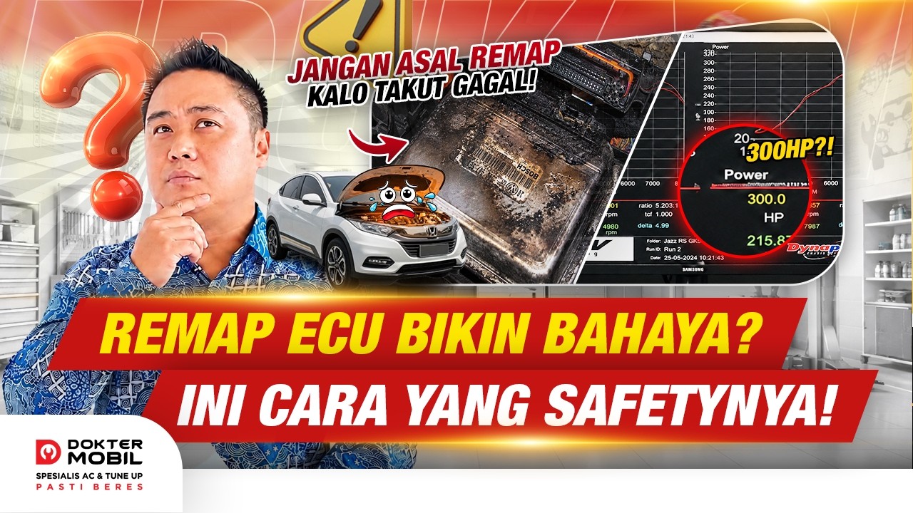 Video edukasi Dokter Mobil mengenai risiko memilih remap ECU hanya karena murah