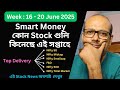 Smart Money কোন Stock গুলিতে Invest করেছে 16-20 June || Top 10 High Delivery Stocks Weekly - News