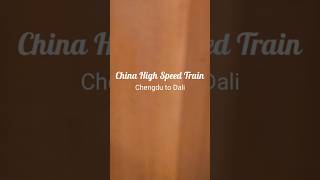 CHINA HIGH SPEED TRAIN FROM CHENGDU TO DALI | SICHUAN TO YUNNAN | FIRST CLASS