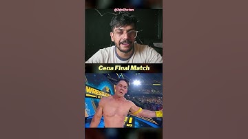 John Cena Final Match vs GUNTHER? #SNME #WWE