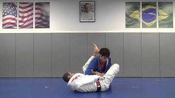Biceps slicer from closed guard