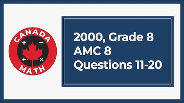 2000, Grade 8, AMC 8 | Questions 11-20