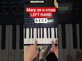 Mary on a Cross LEFT HAND tutorial