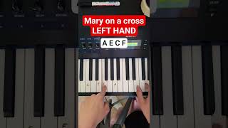 Mary on a Cross LEFT HAND tutorial