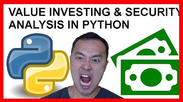 Value Investing - Security (Stock) Analysis with Python Part 1