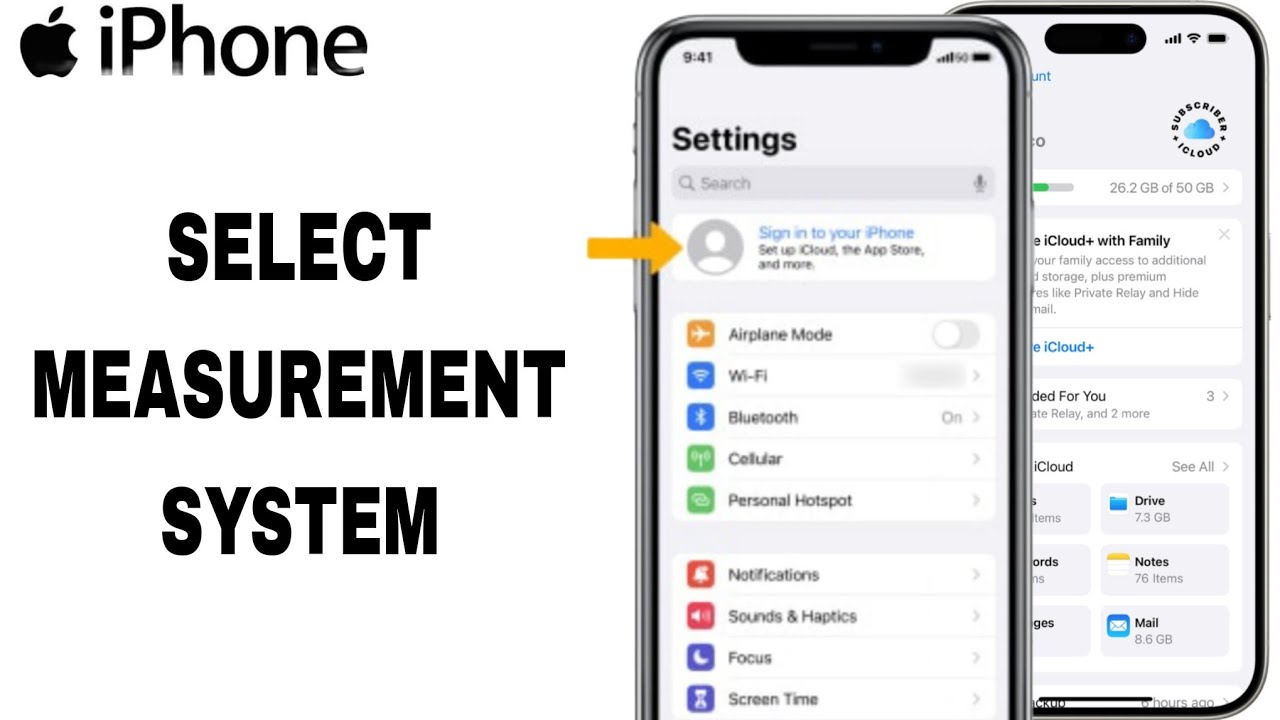 How To Select Measurement System On iPhone Settings