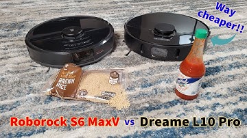 Roborock S6 MaxV vs Dreame L10 Pro Cleaning Comparison.  Is Cheaper Better? Vacuum & Mop Tests