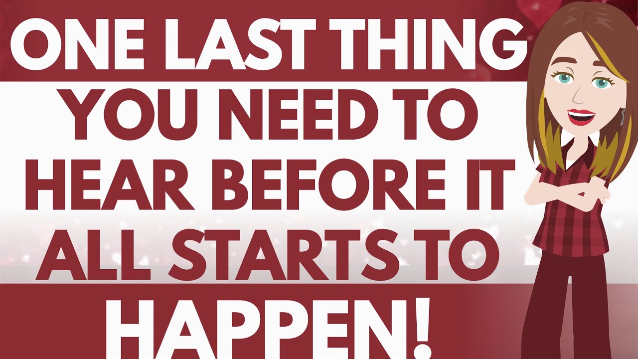 One Last Thing You Need To Hear Before It All Starts To Happen! Abraham ...
