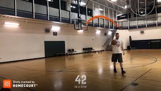 HomeCourt App 82 Free Throws Made in a row! screenshot 1