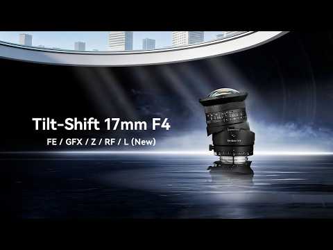 TTARTISAN 17mm F4 Tilt-Shift Lens – New Version for Z/RF/L Mounts