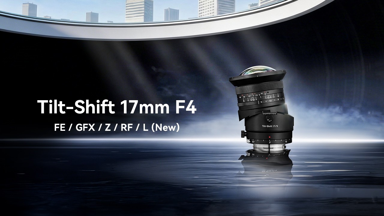 TTARTISAN 17mm F4 Tilt-Shift Lens – New Version for Z/RF/L Mounts