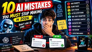 10 AI Mistakes You MUST Stop Making in 2026 🤯 | Don't Use AI Like This!