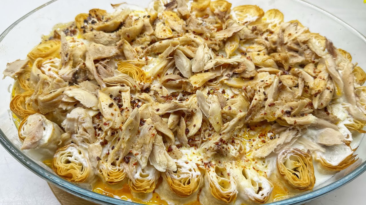 ÖYLE PRATİK ÖYLE LEZZETLİ Kİ❗️BU TARİFLE PARMAKLARINIZI YİYECEKSİNİZ😋EFSANE TAVUKLU SİRON 💢