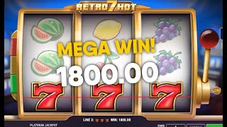 RETRO 7 HOT 🎰 Classic 3 reels online slot. screenshot 1