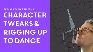 Character Cleanup, Rigging and Set Up for Animation in Unity + Blender - Shoebox Coding Stream #2