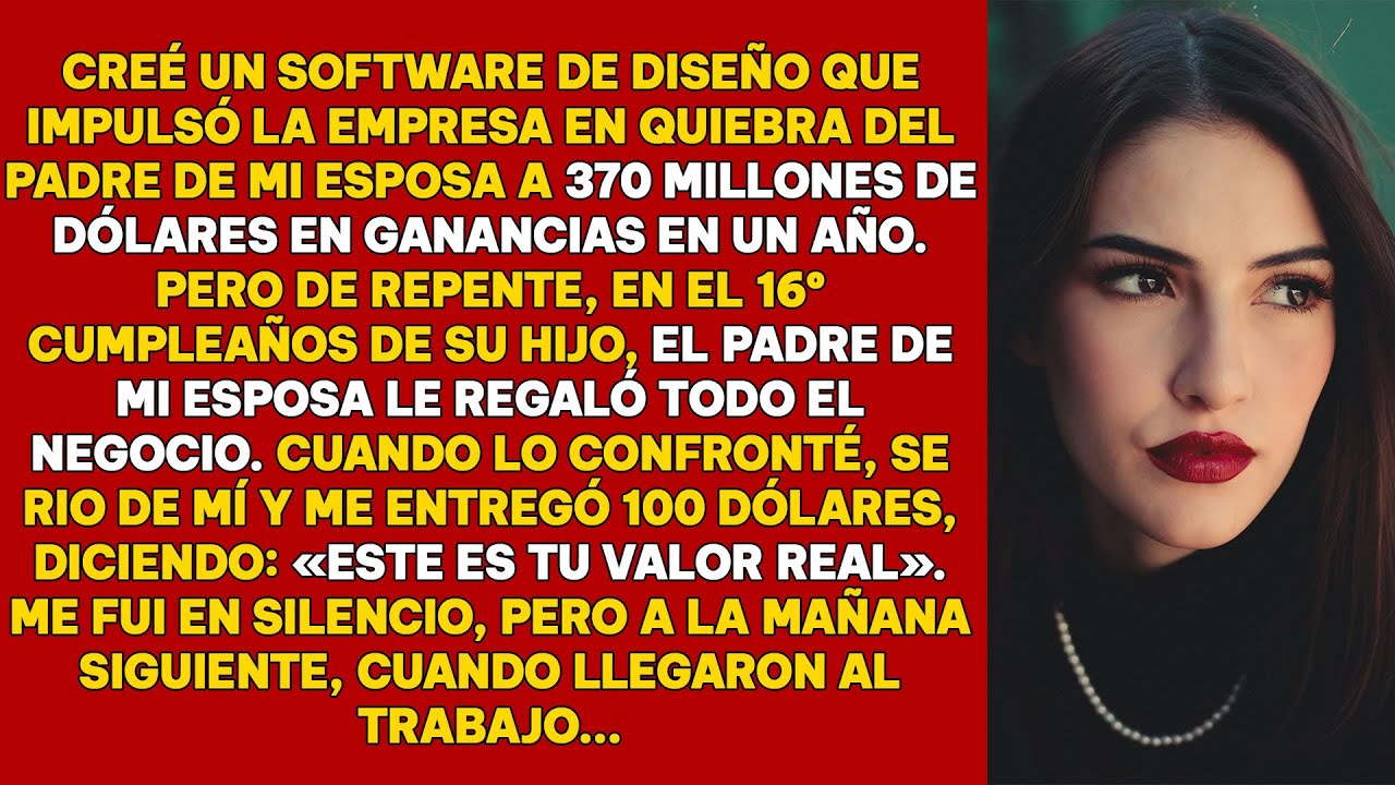 Creé un software de diseño que sacó de la quiebra a nuestra empresa con 370 millones de dólares en