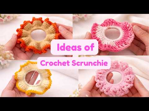 Crochet Design Ideas | Crochet Scrunchie for Beginners | ViVi Berry DIY