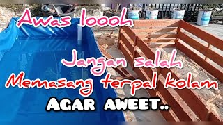 How to make and install a tarpaulin pool correctly