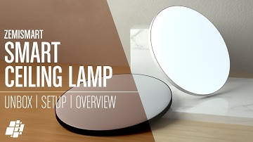 The ZemiSmart Zigbee Ceiling Light - Super Bright, Super Colourful!