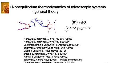 Dr. Chris Jarzynski - UMD Chemical Physics & Bioph...