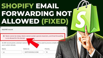 Fix Shopify Email Forwarding Not Allowed | How to Set Up Email Forwarding with MX Records in Shopify