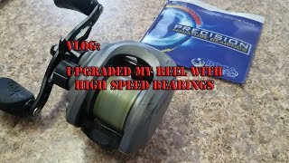 Upgraded my 13 Fishing Inception Reel with Boca Bearings ABEC 7 - Vlog